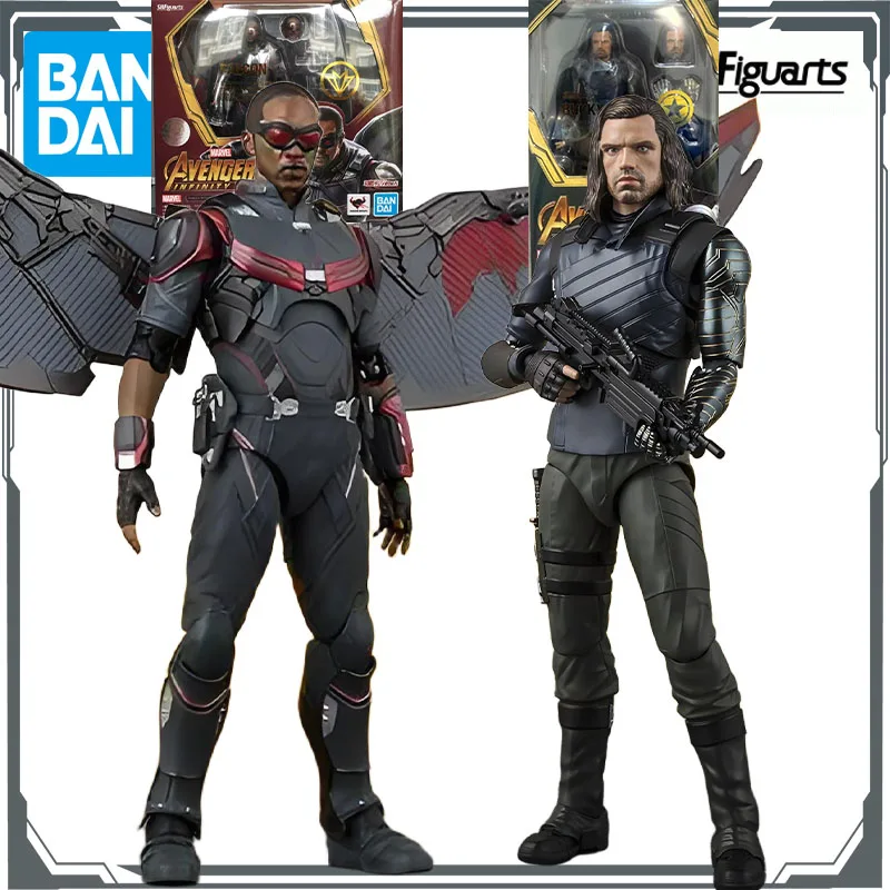 BANDAI Original S.H.Figuarts Avengers:Infinity War Falcon & Winter Soldier America Anime Action Figures Toys for Boys Christmas
BANDAI Original S.H.Figuarts Avengers:Infinity War Falcon & Winter Soldier America Anime Action Figures Toys for Boys Christmas