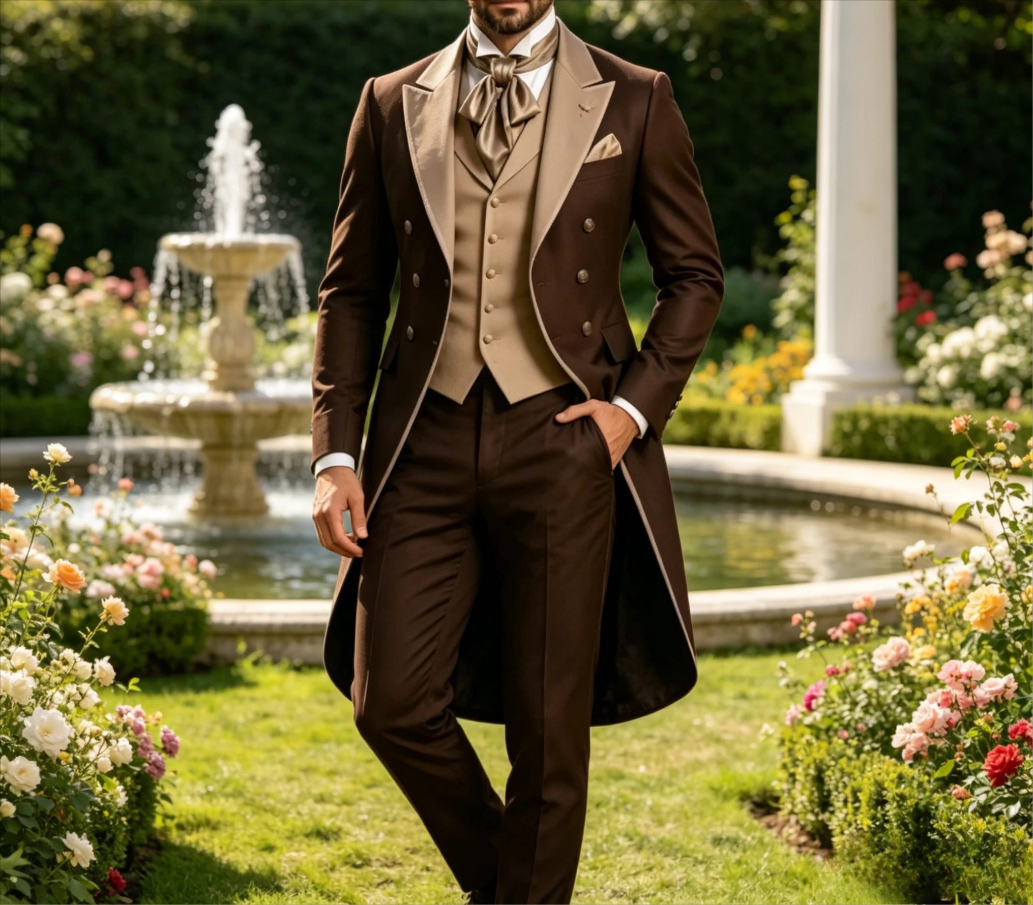 New Beige And Brown Long Blazer Prom Men Suit Wedding Party Formal Groom Business Male Tuxedos 3 Piece Set Jacket Vest Pants
New Beige And Brown Long Blazer Prom Men Suit Wedding Party Formal Groom Business Male Tuxedos 3 Piece Set Jacket Vest Pants