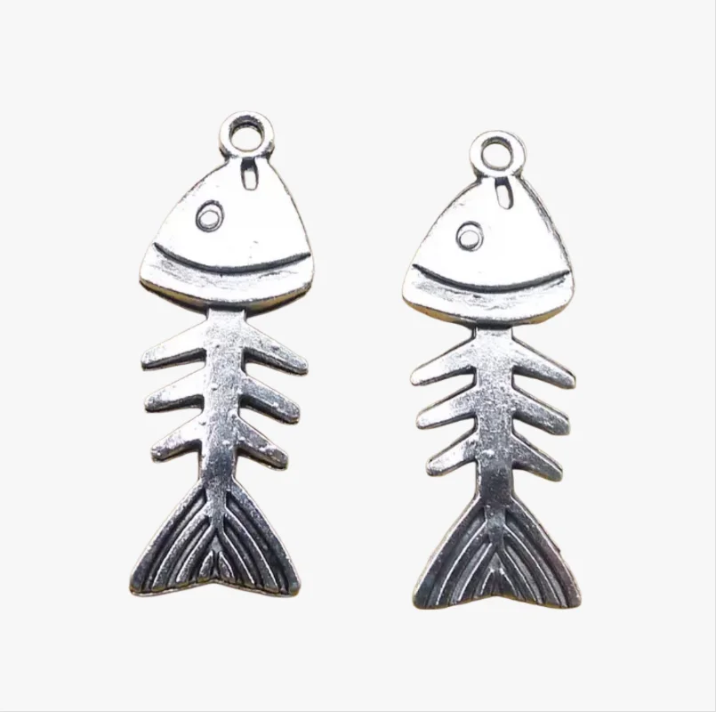 10pcs 35*13mm tibetan silver color fish bone design pendants for DIY findings Zinc alloy metal HWJ0129
10pcs 35*13mm tibetan silver color fish bone design pendants for DIY findings Zinc alloy metal HWJ0129