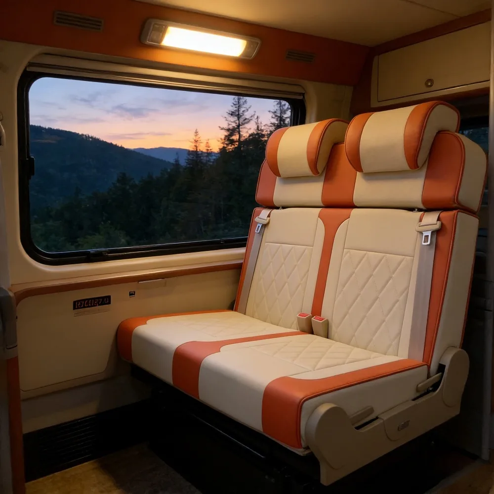 Wholesale Custom Leather Seats Universal Fit for RV & Van - Heavy Duty Fold Flat To Bed Design for Vehicle Interior Modification
Wholesale Custom Leather Seats Universal Fit for RV & Van - Heavy Duty Fold Flat To Bed Design for Vehicle Interior Modification