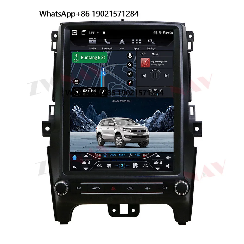 ZWNAV 12.1" Carplay for Ford Ranger T6 Everest 2016-2021 Car GPS Navigation Multimedia Touch Screen Player Car Stereo Head Unit
ZWNAV 12.1" Carplay for Ford Ranger T6 Everest 2016-2021 Car GPS Navigation Multimedia Touch Screen Player Car Stereo Head Unit