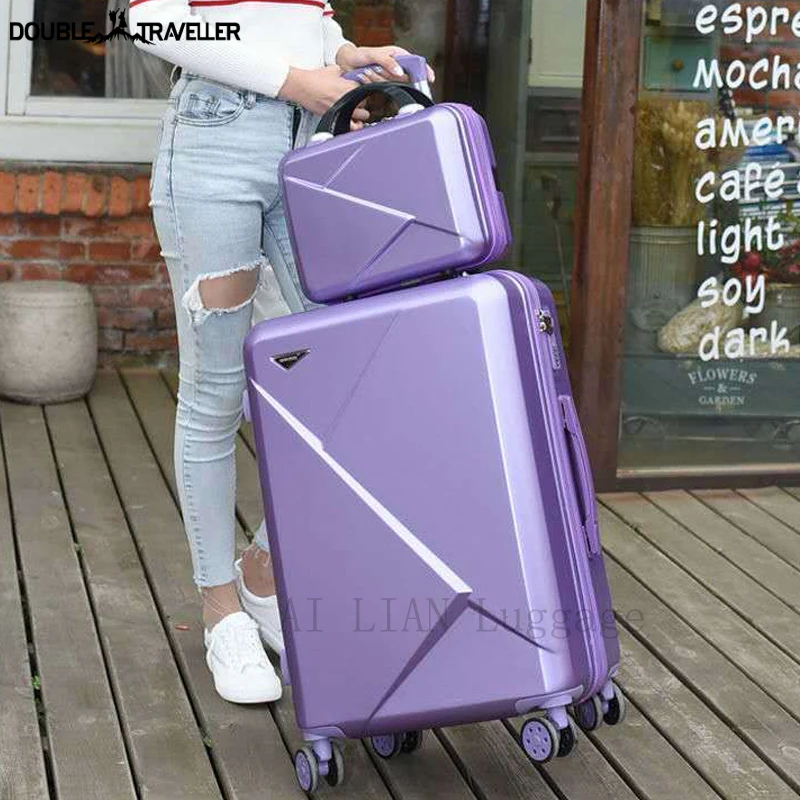 Fashion cute female 20/22/24/26/28 inch Rolling Luggage Spinner wheels Suitcase Carry On Travel Bags trolley luggage set case
Fashion cute female 20/22/24/26/28 inch Rolling Luggage Spinner wheels Suitcase Carry On Travel Bags trolley luggage set case