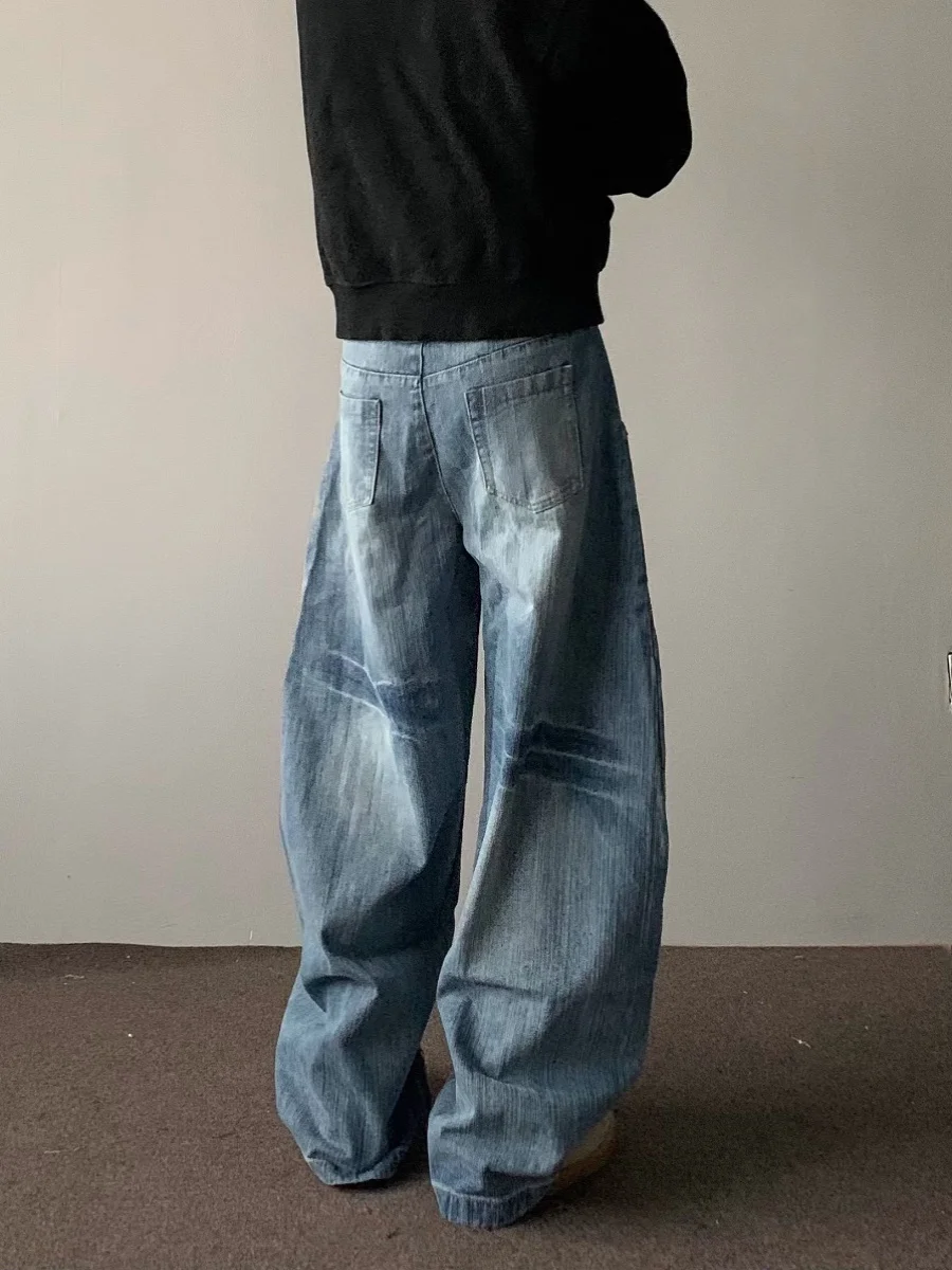 Мужские джинсы American Street Sle с широкими штанинами, повседневные, из денима с бамбуковым волокном, винтажный стиль, прямой крой, полный размер
Мужские джинсы American Street Sle с широкими штанинами, повседневные, из денима с бамбуковым волокном, винтажный стиль, прямой крой, полный размер