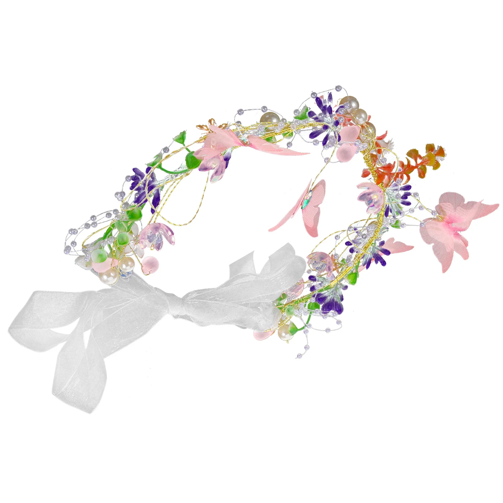 Fresh Butterfly Flower Crown Hair Accessory Bridal Wedding Floral Headband Crown Head Wreath For Women Girls Party Photography
Fresh Butterfly Flower Crown Hair Accessory Bridal Wedding Floral Headband Crown Head Wreath For Women Girls Party Photography