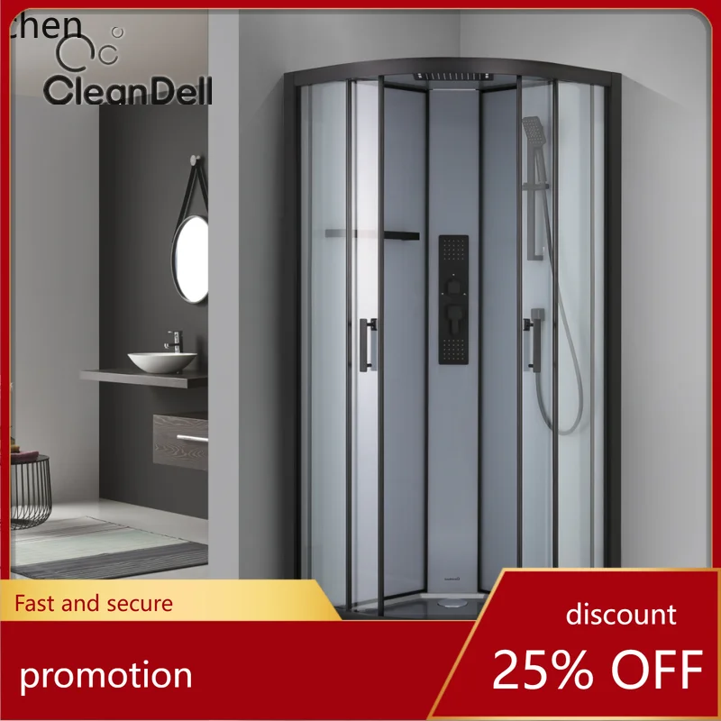 HT shower room integral bathroom fan-shaped integrated glass partition dry and wet separation bath bath
HT shower room integral bathroom fan-shaped integrated glass partition dry and wet separation bath bath