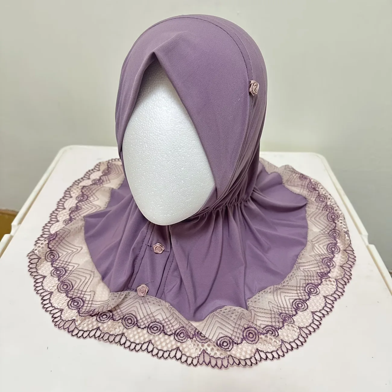 Mini Muslim Baby Girls Hijabs Cute Lace Party Princess Headwears SIZE 0-5T
Mini Muslim Baby Girls Hijabs Cute Lace Party Princess Headwears SIZE 0-5T