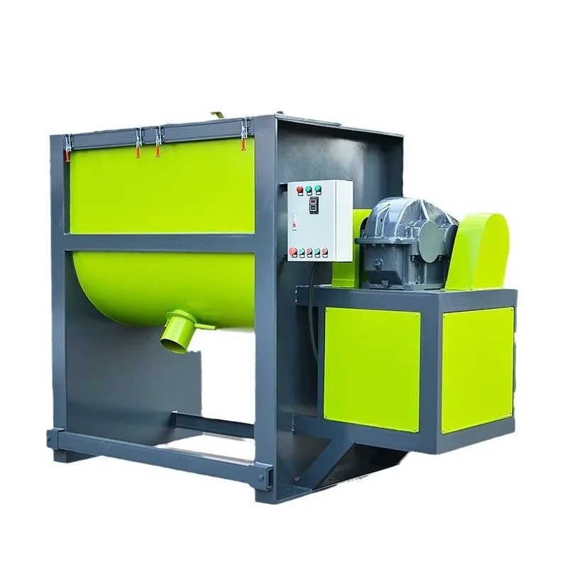 New horizontal heating mixer, powder ribbon mixing mixer, organic fertilizer
New horizontal heating mixer, powder ribbon mixing mixer, organic fertilizer