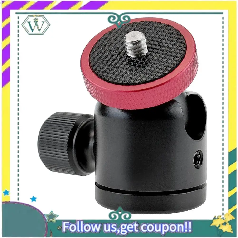 NEW Universal 360° Spherical Head Top 1/4 Inch Port Bottom 3/8 Inch Port Photography Mini Ball Head For DSLR Camera Tripod
NEW Universal 360° Spherical Head Top 1/4 Inch Port Bottom 3/8 Inch Port Photography Mini Ball Head For DSLR Camera Tripod