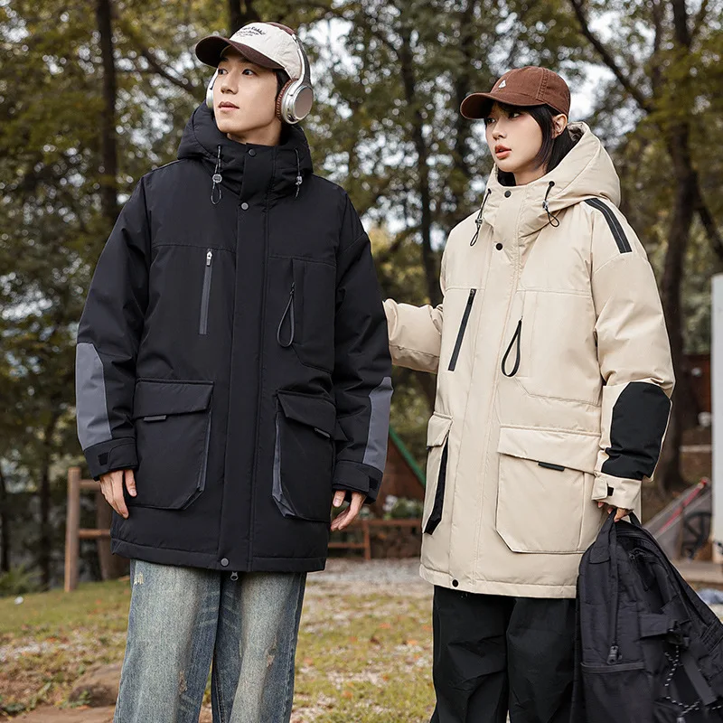2023 Winter Mens Fashion Hooded Duck Down Coats Men Long Cargo Thick Warm Parkas Jackets Male Solid Color Down Outerwear
2023 Winter Mens Fashion Hooded Duck Down Coats Men Long Cargo Thick Warm Parkas Jackets Male Solid Color Down Outerwear