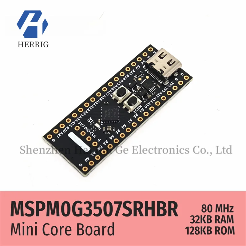 WeAct MSPM0G3507SRHBR MSPM0G3507 core board development board with USB to serial port conversion
WeAct MSPM0G3507SRHBR MSPM0G3507 core board development board with USB to serial port conversion