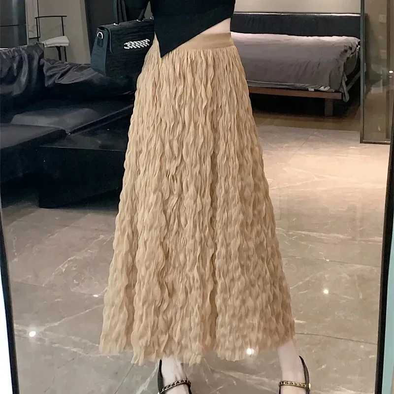 Summer Black Tulle Skirt Women 2024 Korean Fashion Clothing High Waist Faldas Kawaii Pleated Casual Pink Long Skirts Y2k Skirt
Summer Black Tulle Skirt Women 2024 Korean Fashion Clothing High Waist Faldas Kawaii Pleated Casual Pink Long Skirts Y2k Skirt