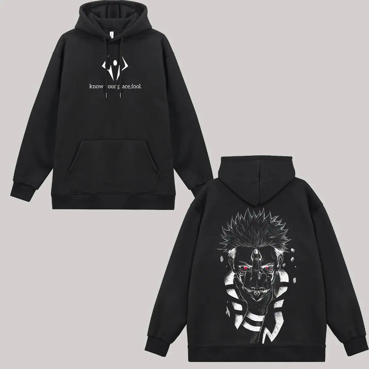 Mens Spring Black Hoodie Fleece Lined Cotton Anime Jujutsu Kaisen Megumi Fushiguro Character Portrait Art Back Print
Mens Spring Black Hoodie Fleece Lined Cotton Anime Jujutsu Kaisen Megumi Fushiguro Character Portrait Art Back Print