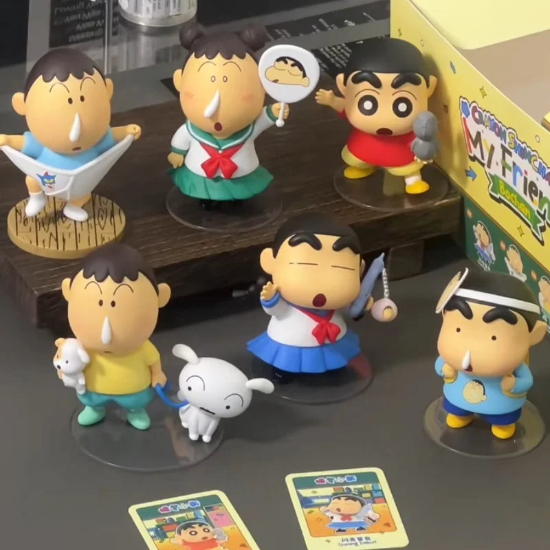 TOPTOY Crayon Shin Chan My Dazed Friends Series Blind Box Cute Funny Desktop Ornament Collectible Figure Birthday Gift For Fans
TOPTOY Crayon Shin Chan My Dazed Friends Series Blind Box Cute Funny Desktop Ornament Collectible Figure Birthday Gift For Fans
