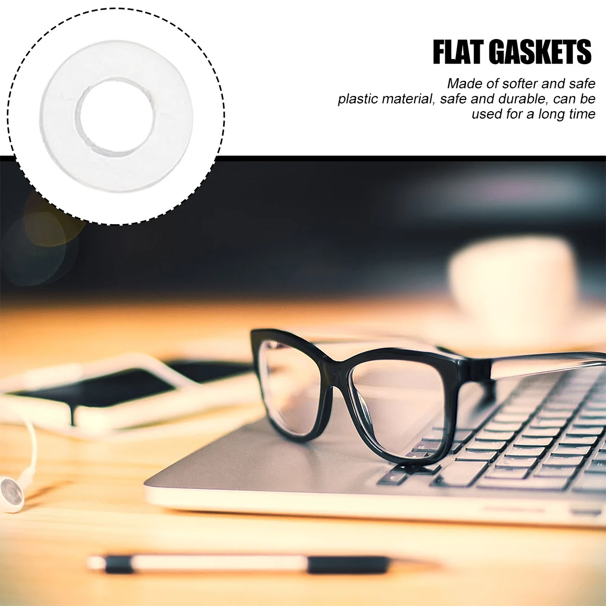 4 Packs Glasses Accessories Durable Plastic Gaskets Clear Mini Repair Parts Eyeglass Spacer Replacement Fixing Tools
4 Packs Glasses Accessories Durable Plastic Gaskets Clear Mini Repair Parts Eyeglass Spacer Replacement Fixing Tools