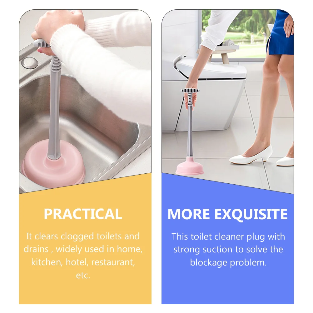 Toilet Plunger Pipe Cleaner Rubber Cup Long Handle Drain Clear Clog Remover Home Kitchen Hotel Restaurant ABS Material
Toilet Plunger Pipe Cleaner Rubber Cup Long Handle Drain Clear Clog Remover Home Kitchen Hotel Restaurant ABS Material