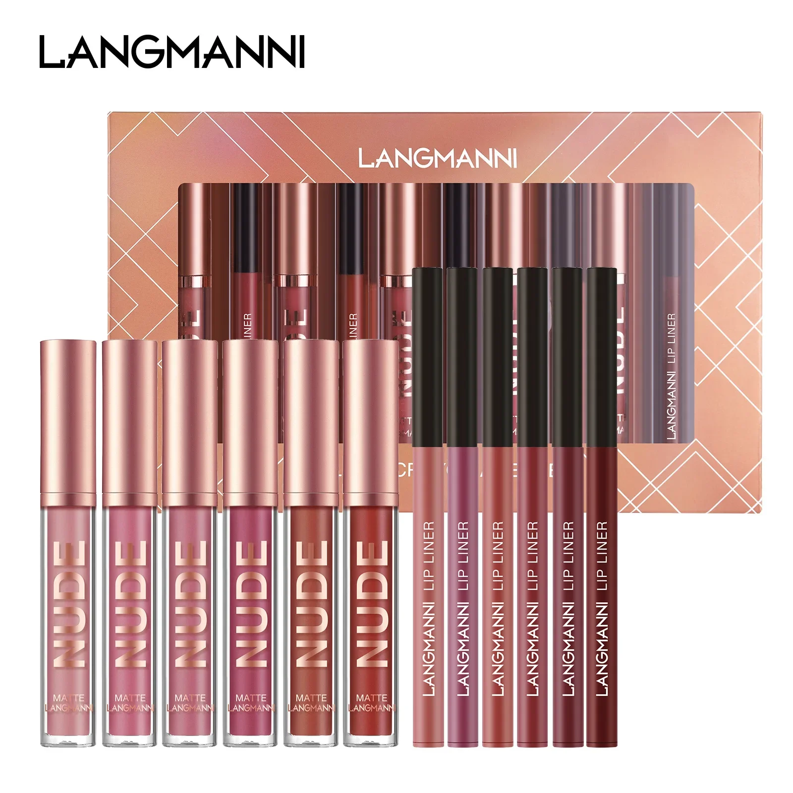 6 Lip Gloss 6 Lip Liner Set Matte Liquid Lipstick Lip Pencil 24 Hours Water Resistant Korean Cosmetics Lip Tint Makeup For Women
6 Lip Gloss 6 Lip Liner Set Matte Liquid Lipstick Lip Pencil 24 Hours Water Resistant Korean Cosmetics Lip Tint Makeup For Women