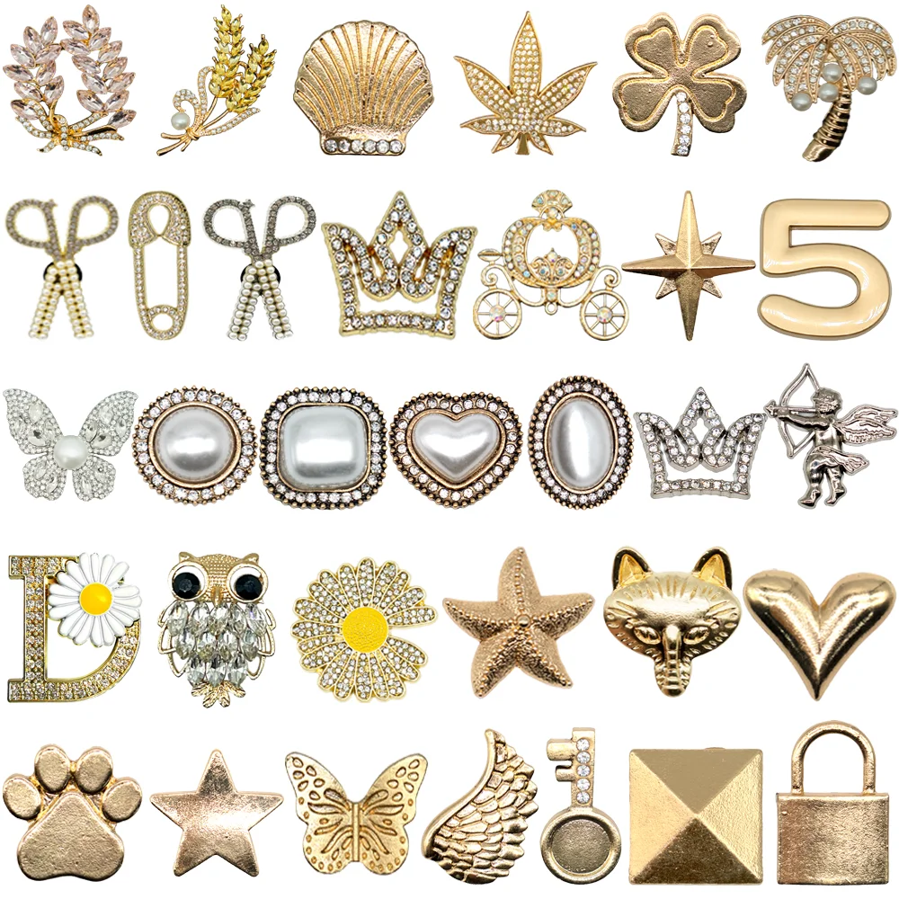 1PCS Star Metal Shoe Charms for Women,Botanical Flower Heart Pins for Shoes Decoration ,Butterfly Owl Shoe Buckle Accessories
1PCS Star Metal Shoe Charms for Women,Botanical Flower Heart Pins for Shoes Decoration ,Butterfly Owl Shoe Buckle Accessories