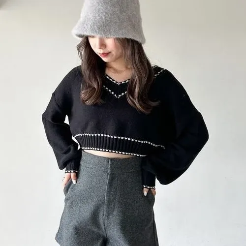 ort V-Ne Pumpkin Sve Color Blo Свитер с вышивкой Свободный крой из смеси хлопка и полиэстера Long Sve Autumn Faion Женский...
ort V-Ne Pumpkin Sve Color Blo Свитер с вышивкой Свободный крой из смеси хлопка и полиэстера Long Sve Autumn Faion Женский...