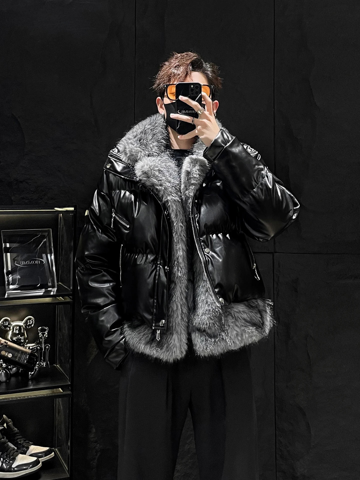 HOMME Thiened хлопковое джинто из искусственной кожи с воротником из искусственного меха, молодежная верхняя одежда, теплое длинное пальто на молнии све
HOMME Thiened хлопковое джинто из искусственной кожи с воротником из искусственного меха, молодежная верхняя одежда, теплое длинное пальто на молнии све