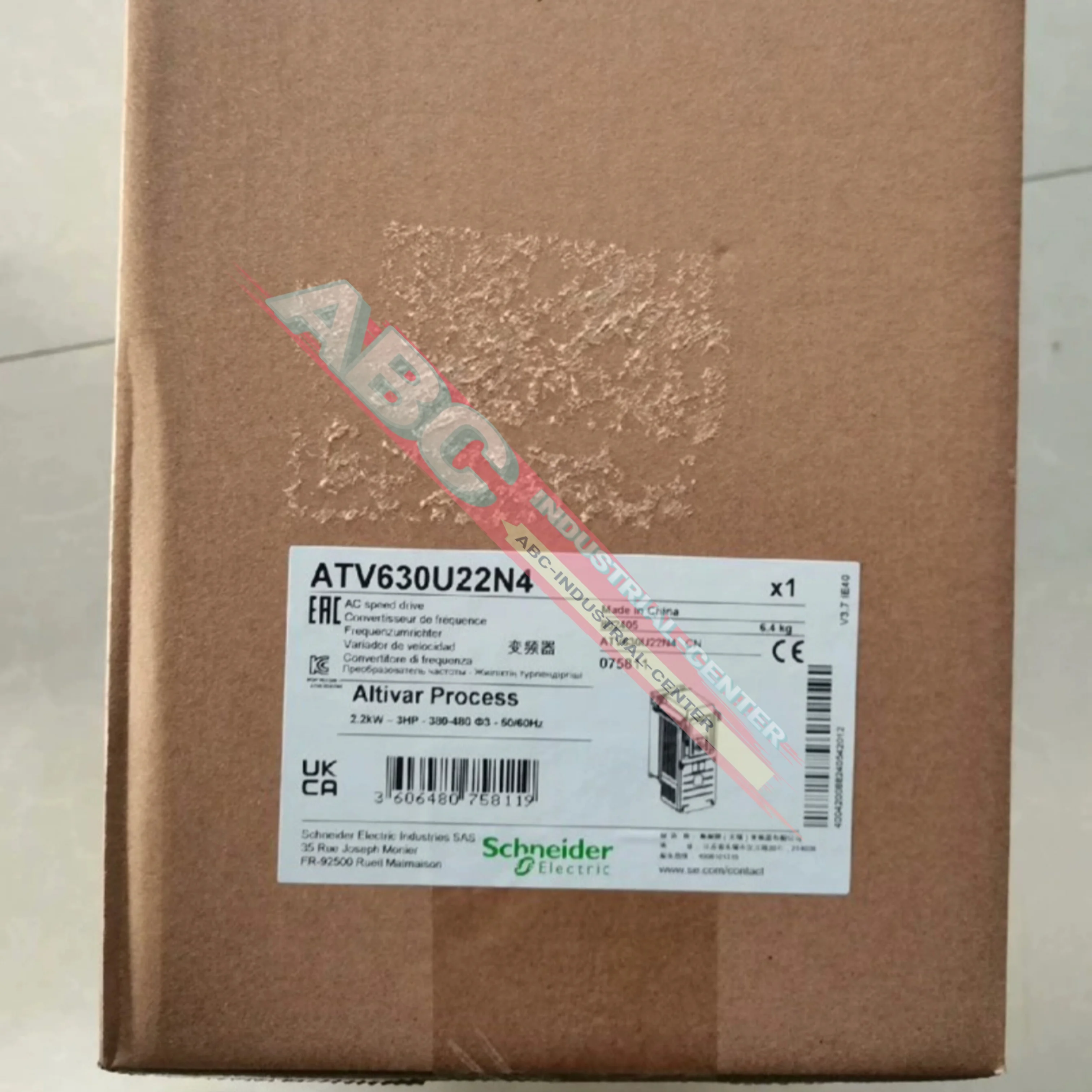 Frequency converter New original ATV630U22N4 2.2kW 380-480V ATV630U30N4 3kW 380-480V
Frequency converter New original ATV630U22N4 2.2kW 380-480V ATV630U30N4 3kW 380-480V