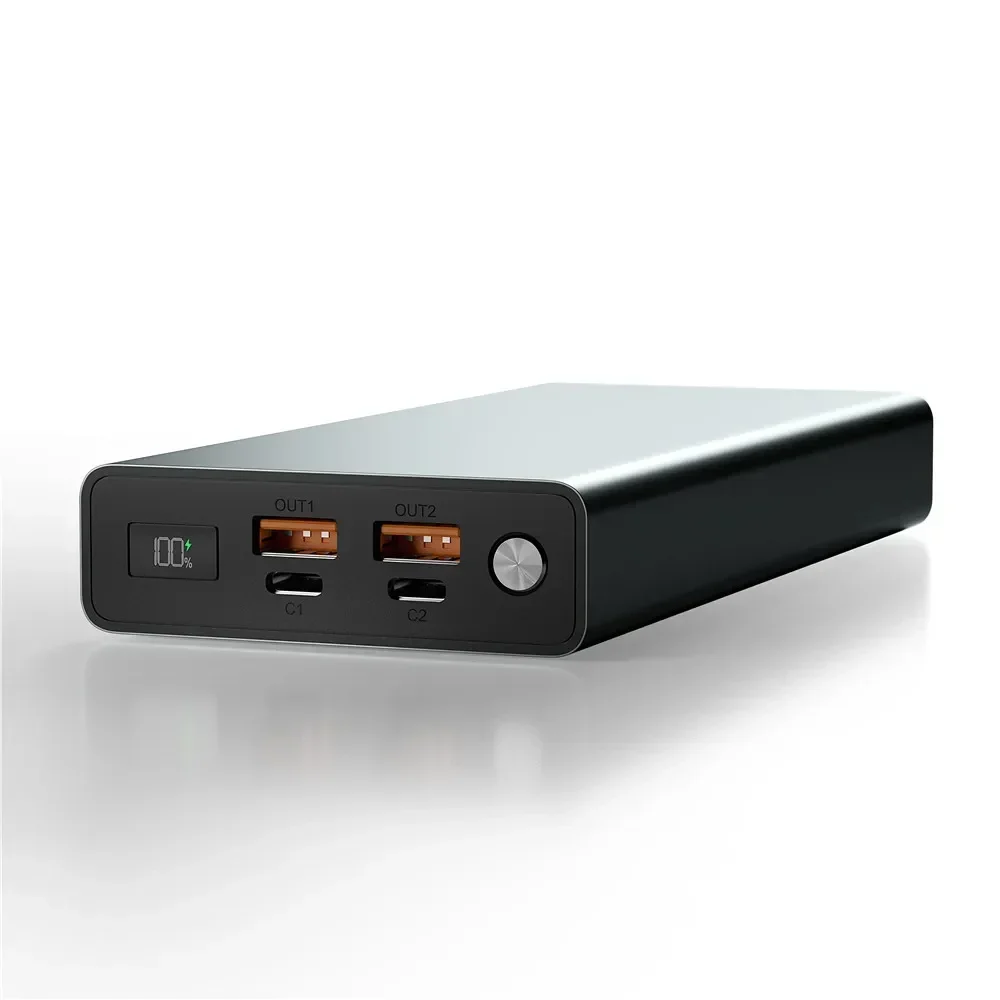 Портативный внешний аккумулятор из сплава 30000, 20 в, 5 А, USB C PD, быстрая зарядка ноутбука, зарядное устройство 100 Вт
Портативный внешний аккумулятор из сплава 30000, 20 в, 5 А, USB C PD, быстрая зарядка ноутбука, зарядное устройство 100 Вт