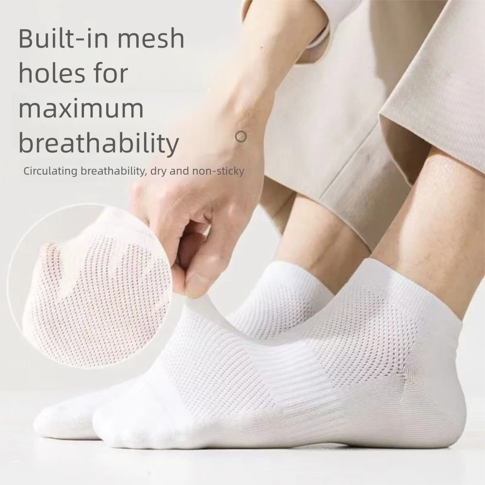 12 Pairs/Set Breathable Men's Summer Socks Thin Odor Proof Mesh Short Socks Hollow Out Sweat Absorbing Invisible Ankle Socks
12 Pairs/Set Breathable Men's Summer Socks Thin Odor Proof Mesh Short Socks Hollow Out Sweat Absorbing Invisible Ankle Socks