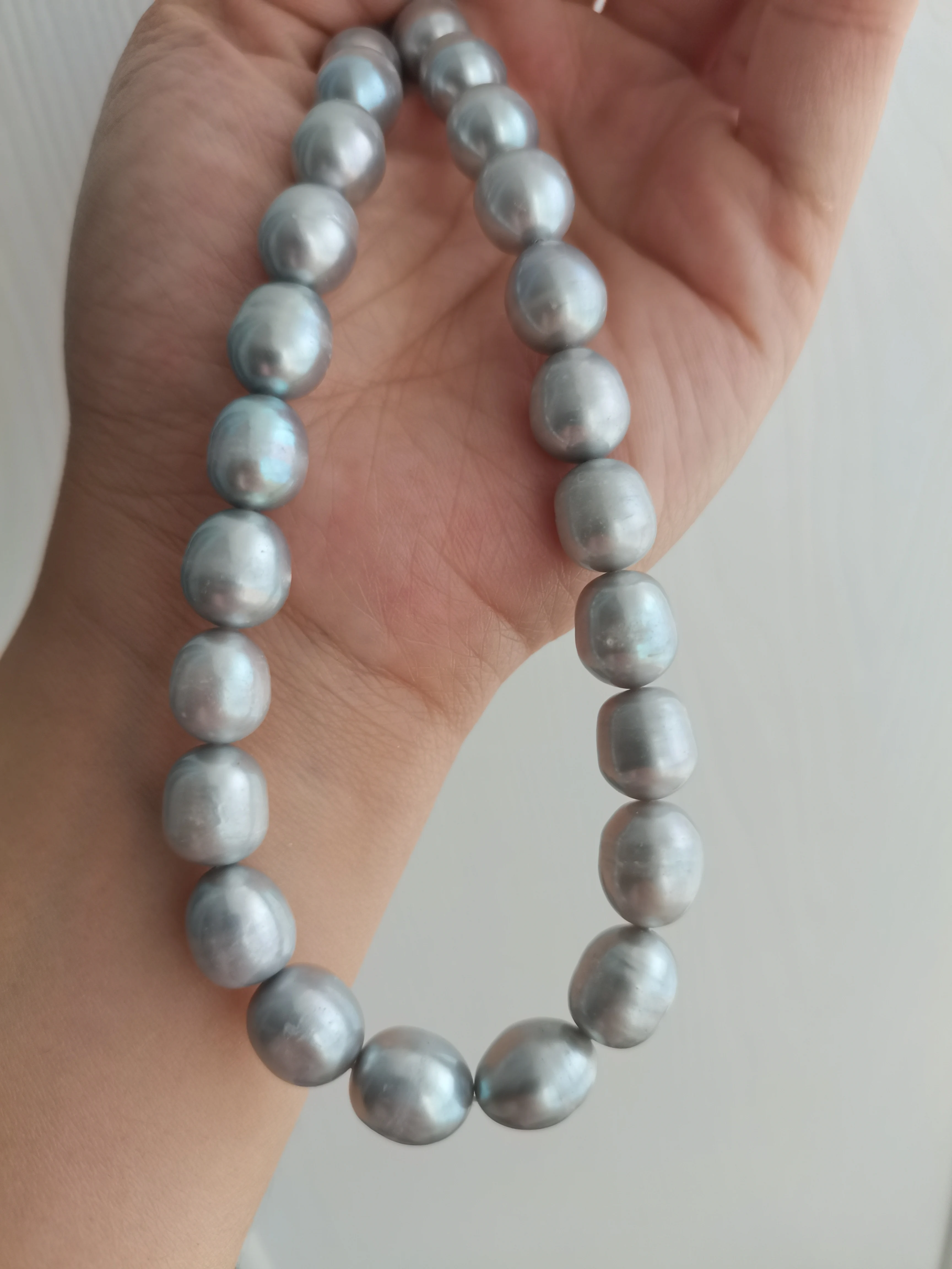 Real Photo New AAAA 10-12mm Genuine Natural Gray south sea pearl necklace 14k gold fine jewelry
Real Photo New AAAA 10-12mm Genuine Natural Gray south sea pearl necklace 14k gold fine jewelry