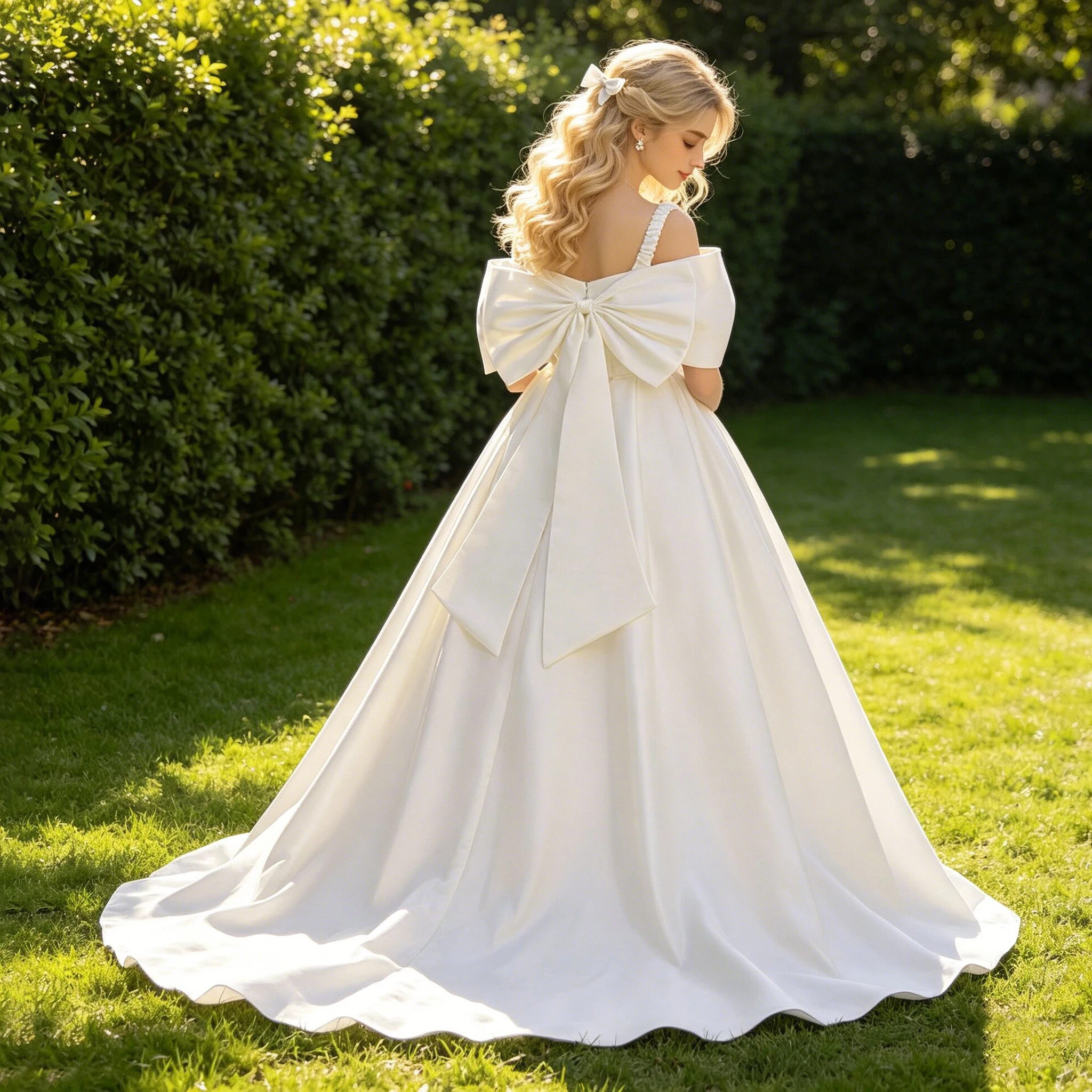 Elegant Big Bow Girls Bridesmaid Dress Summer Trailing Wedding Princess Party Prom Dresses for Girl First Communion Evening Gown
Elegant Big Bow Girls Bridesmaid Dress Summer Trailing Wedding Princess Party Prom Dresses for Girl First Communion Evening Gown