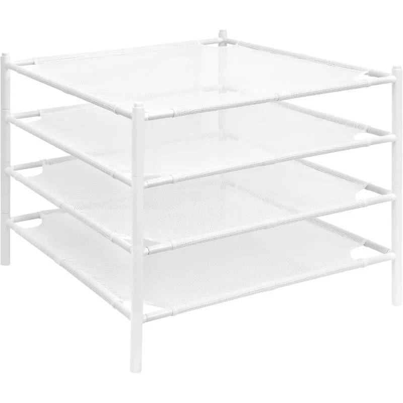 Stackable Mesh Clothes Drying Rack - 2 Tier Lay Flat Dryer for Delicates, Portable Indoor/Outdoor Laundry Rack
Stackable Mesh Clothes Drying Rack - 2 Tier Lay Flat Dryer for Delicates, Portable Indoor/Outdoor Laundry Rack