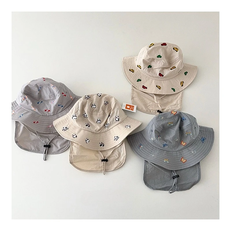 Summer Thin Young Kids Sunshade Hat Korean Fashion Cartoon Protect Neck Bucket Hat 1-4 Year Baby Soft Breathable Waterproof Hat
Summer Thin Young Kids Sunshade Hat Korean Fashion Cartoon Protect Neck Bucket Hat 1-4 Year Baby Soft Breathable Waterproof Hat
