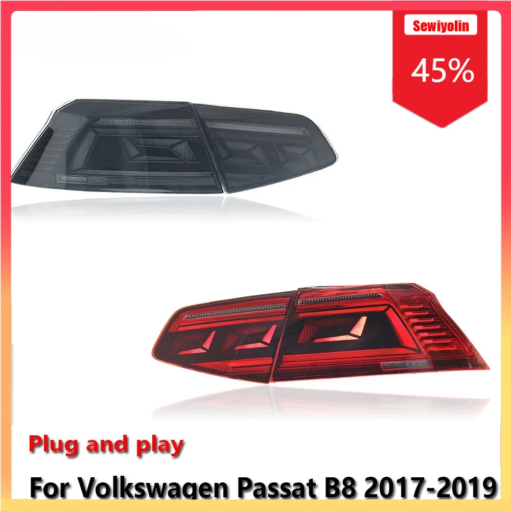 Car Auto LED Tail Light Automobile Parts For VW Passat B8 2017-2019 Auto Fog DRL Brake Turn Signal Lamp Plug And Play
Car Auto LED Tail Light Automobile Parts For VW Passat B8 2017-2019 Auto Fog DRL Brake Turn Signal Lamp Plug And Play