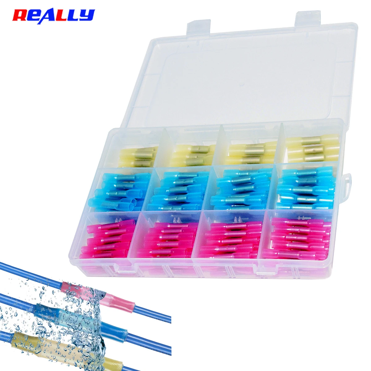 50/100/200 Heat Shrink Tube Waterproof Terminal Wire middle Junction Cable Quick Connection Appliance Insulated Connector Copper
50/100/200 Heat Shrink Tube Waterproof Terminal Wire middle Junction Cable Quick Connection Appliance Insulated Connector Copper