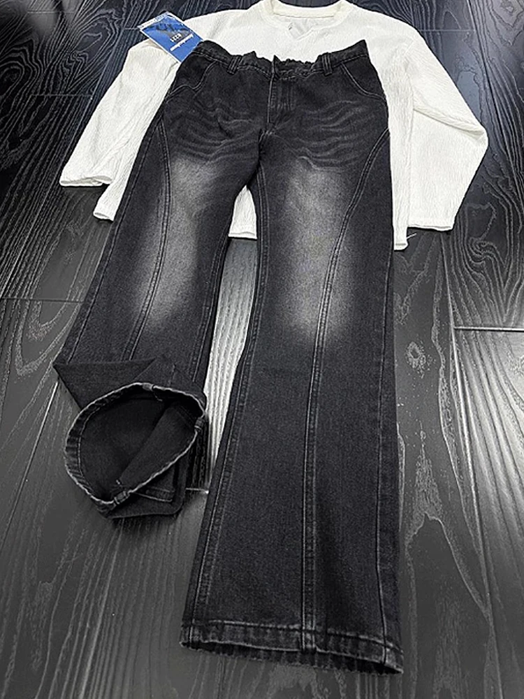 Cleanfit Men's Jeans American Sle adual Color Waed Micro Flared Denim Pants Straight Leg Casual Workwear Autumn Faion
Cleanfit Men's Jeans American Sle adual Color Waed Micro Flared Denim Pants Straight Leg Casual Workwear Autumn Faion