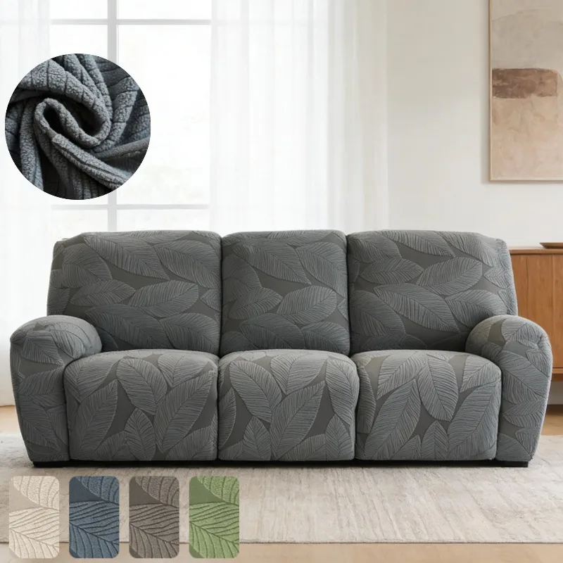 3 Seater Leaf Jacquard Split Recliner Sofa Covers Elastic Chair Cover with Side Pocket Durable Armchair Slipcover Decor for Home
3 Seater Leaf Jacquard Split Recliner Sofa Covers Elastic Chair Cover with Side Pocket Durable Armchair Slipcover Decor for Home