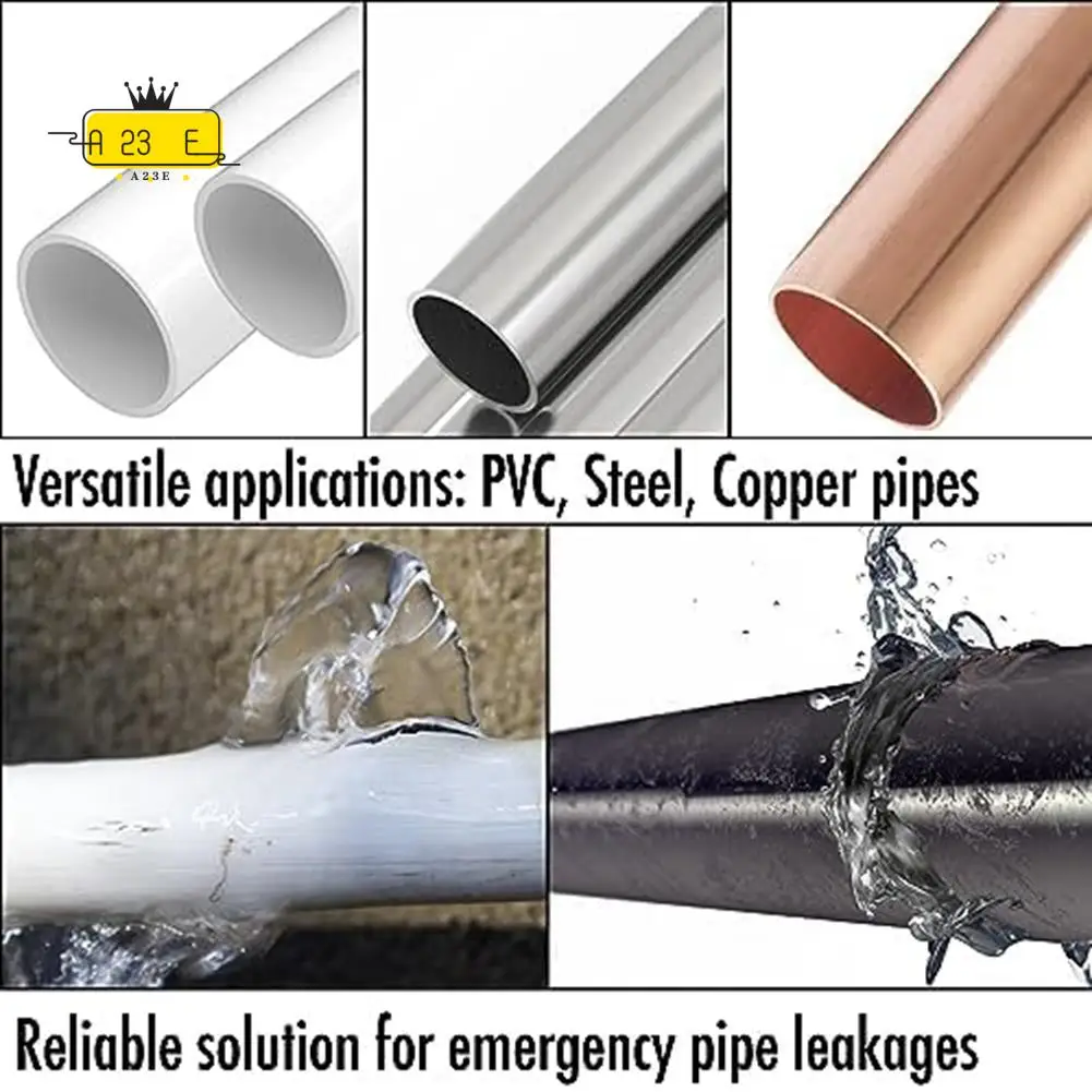 A23E-Pipe Repair Clamp For Pipes, Leak Sealer,Emergency Pipe Repair Kit For Plastic And Metal Pipes
A23E-Pipe Repair Clamp For Pipes, Leak Sealer,Emergency Pipe Repair Kit For Plastic And Metal Pipes