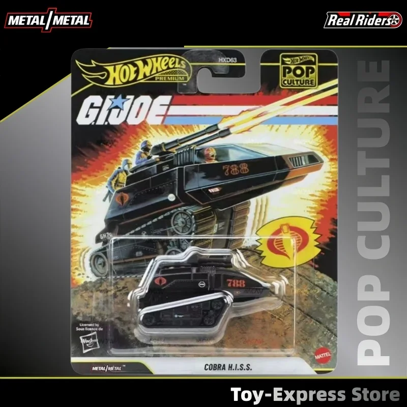 Hot Wheels Premium 2026 New Pop Culture Cobra H.I.S.S Tank G.I.JOE 1:64 Diecast Collectible Classic Nostalgia Vehicle Model Toy
Hot Wheels Premium 2026 New Pop Culture Cobra H.I.S.S Tank G.I.JOE 1:64 Diecast Collectible Classic Nostalgia Vehicle Model Toy
