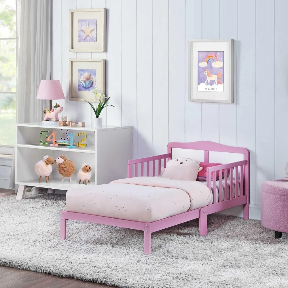Full Size Bed Frame with Solid Panel Headboard, Low-profile Footboard, Toddler Bed Frame
Full Size Bed Frame with Solid Panel Headboard, Low-profile Footboard, Toddler Bed Frame