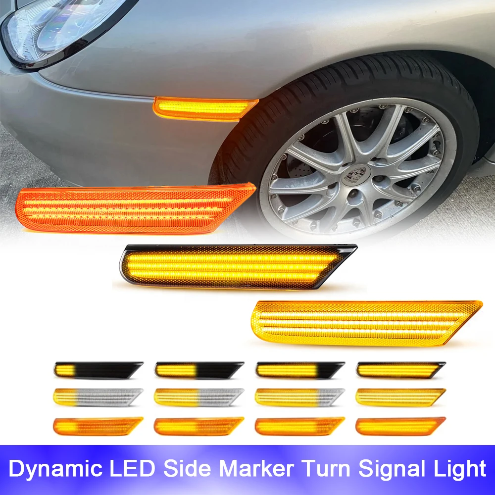 1Pair Canbus LED Repeat Blinker Side Marker Light For Porsche Boxster 986 996 911 Carrera 4 4S Targa GT2 GT3 Flashing Indicator
1Pair Canbus LED Repeat Blinker Side Marker Light For Porsche Boxster 986 996 911 Carrera 4 4S Targa GT2 GT3 Flashing Indicator