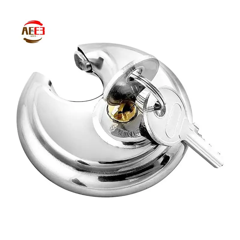 AEE3-Disc Lock, 2 Pack Heavy Duty Steel Keyed Padlock Disc Storage Lock For Storage Units, Mobile Trailers, Sheds, Fences
AEE3-Disc Lock, 2 Pack Heavy Duty Steel Keyed Padlock Disc Storage Lock For Storage Units, Mobile Trailers, Sheds, Fences