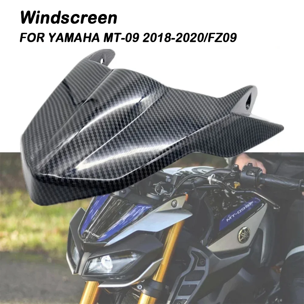 FOR-YAMAHA-MT-09-MT09-FZ09-Motorcycle-Accessories-Front-Windshield-Windscreen-Airflow-Wind-Deflector-2018-2020 -- 2019
FOR-YAMAHA-MT-09-MT09-FZ09-Motorcycle-Accessories-Front-Windshield-Windscreen-Airflow-Wind-Deflector-2018-2020 -- 2019