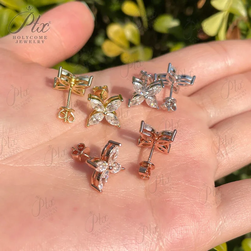 New Earring Jewel Marquise Shape Moissanite D Color 925 Sterling Silver Plated 14K 18K Women Jewelry Hot sale Fine Wedding Gift
New Earring Jewel Marquise Shape Moissanite D Color 925 Sterling Silver Plated 14K 18K Women Jewelry Hot sale Fine Wedding Gift