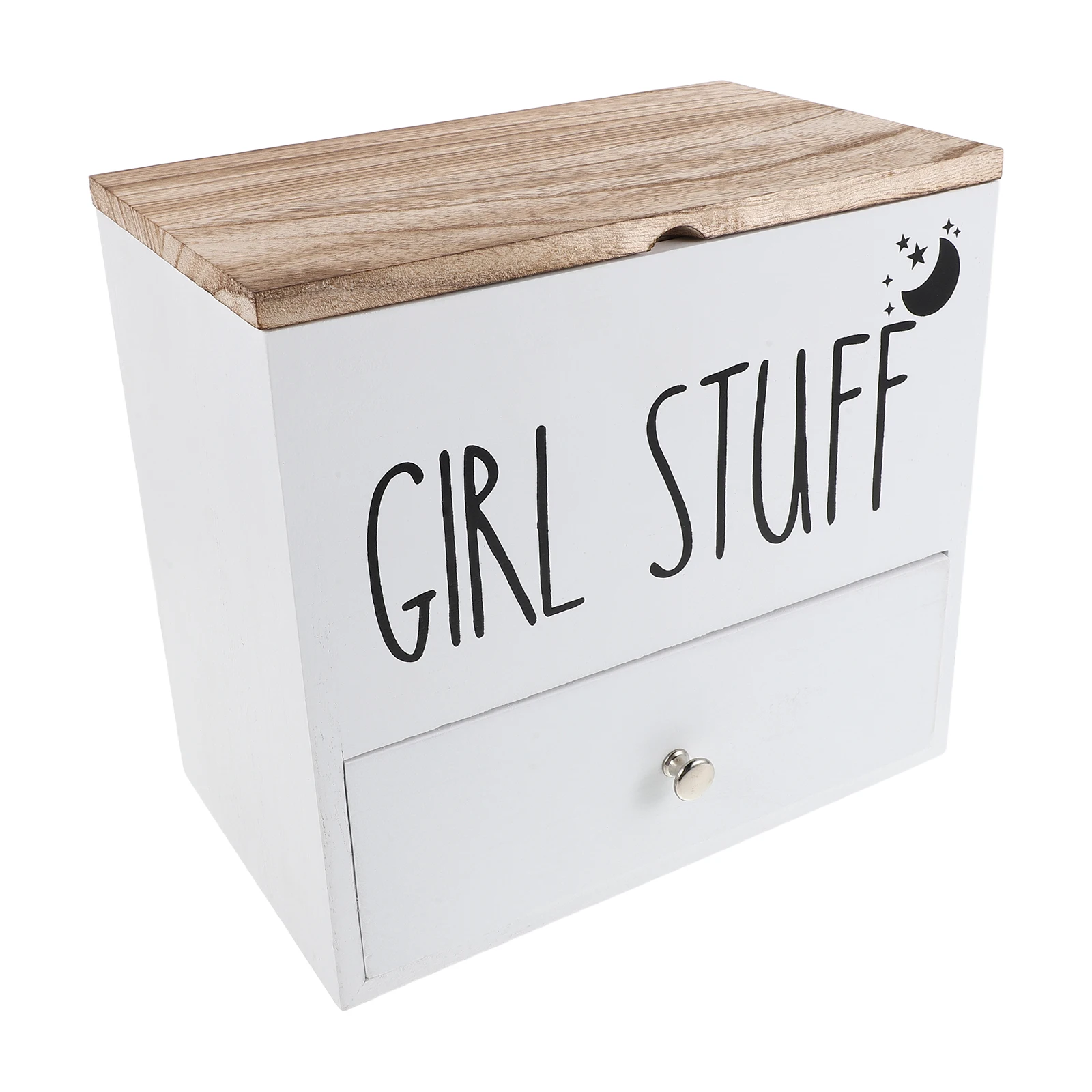 Bathroom Pad Storage Box with Lid: Wood Sanitary Organizer for Feminine Products - Compact Period Essentials Holder for Small
Bathroom Pad Storage Box with Lid: Wood Sanitary Organizer for Feminine Products - Compact Period Essentials Holder for Small