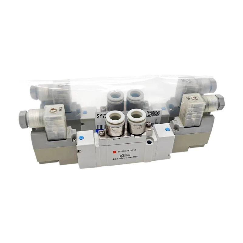 Industrial Electromagnetic Valve SY7120/7220/7320 Series with Multiple Configurations for Water, Oil, and Air - DC Voltage
Industrial Electromagnetic Valve SY7120/7220/7320 Series with Multiple Configurations for Water, Oil, and Air - DC Voltage