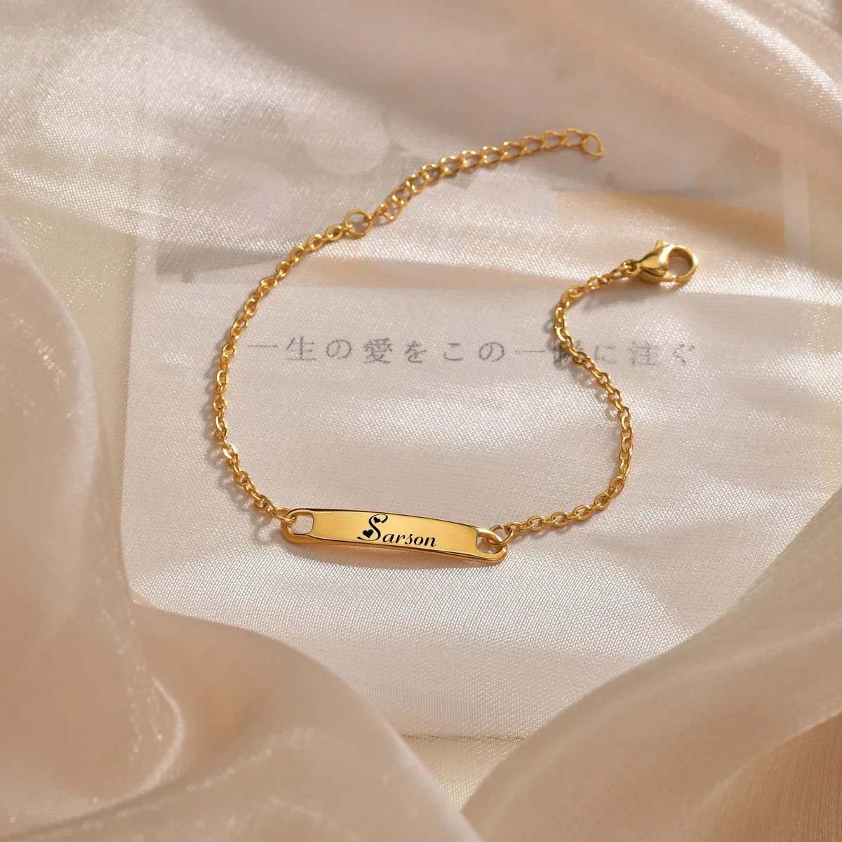 Personalized Custom Engravable Stainless Steel Bracelets For Boy Girls Charm Bangle Female Fashion Birthday Party Jewelry Gift
Personalized Custom Engravable Stainless Steel Bracelets For Boy Girls Charm Bangle Female Fashion Birthday Party Jewelry Gift