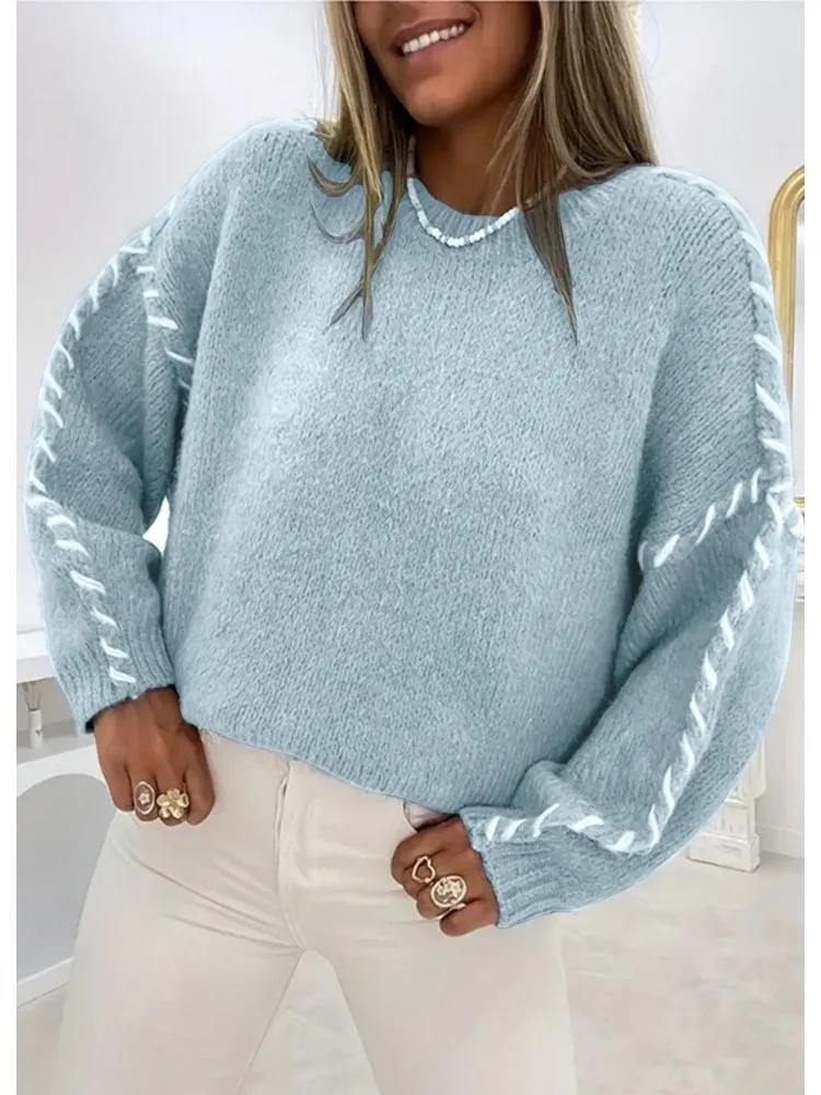 Новый осенний повседневный женский свитер, роскошный свитер, женский трикотаж, пуловеры для женщин, элегантные женские свитера, винтажная одежда
Новый осенний повседневный женский свитер, роскошный свитер, женский трикотаж, пуловеры для женщин, элегантные женские свитера, винтажная одежда