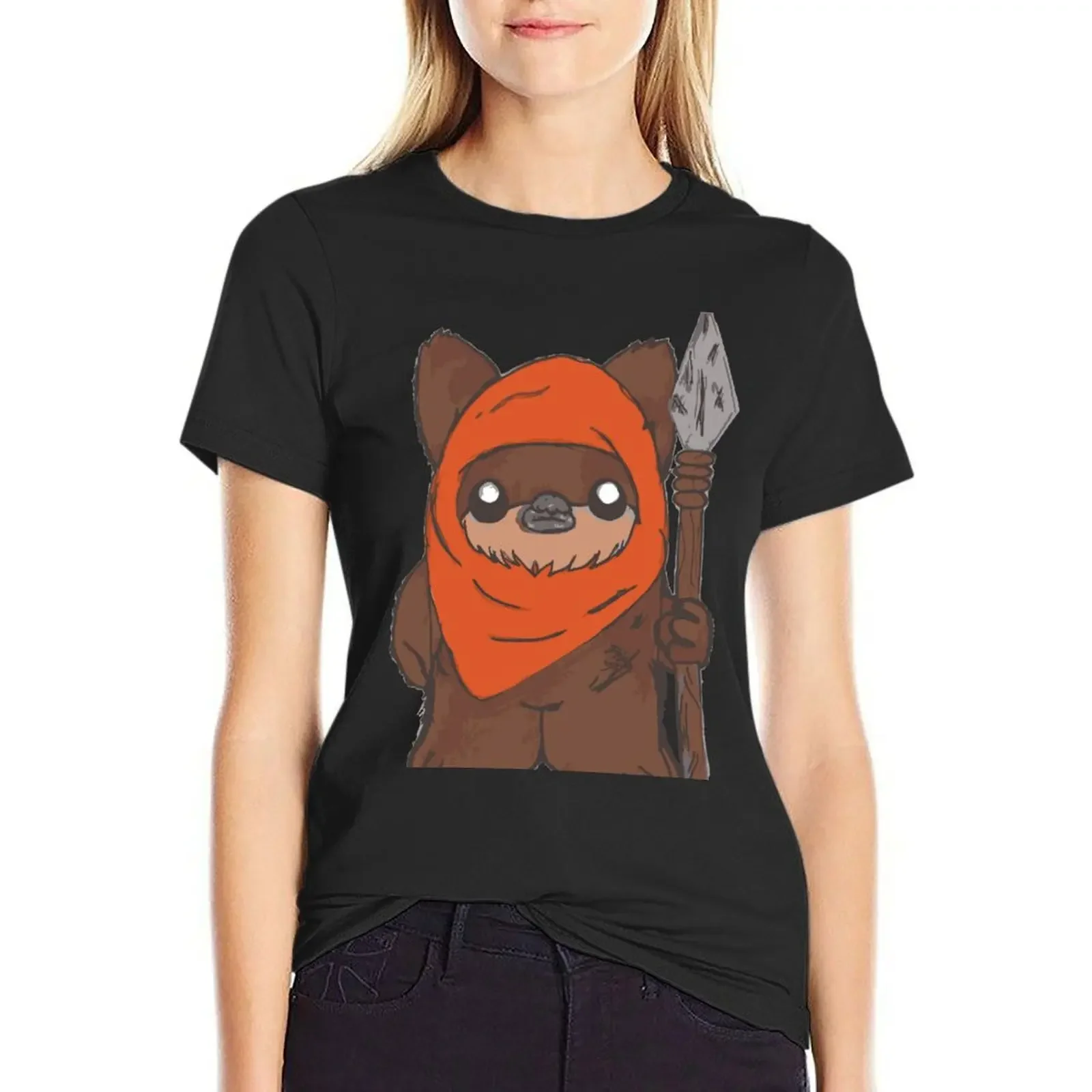 Ewok Wicket T-Shirt anime clothes summer clothes oversized t shirt for Women
Ewok Wicket T-Shirt anime clothes summer clothes oversized t shirt for Women
