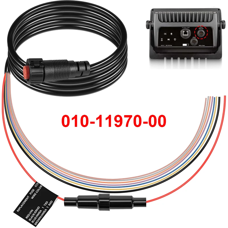 8-Pin Power Cable 010-11970-00 Fit for Garmin echoMAP 50dv/50s/70dv/70s Series & GPSMAP 527xs/547/547xs/741/741xs Series
8-Pin Power Cable 010-11970-00 Fit for Garmin echoMAP 50dv/50s/70dv/70s Series & GPSMAP 527xs/547/547xs/741/741xs Series