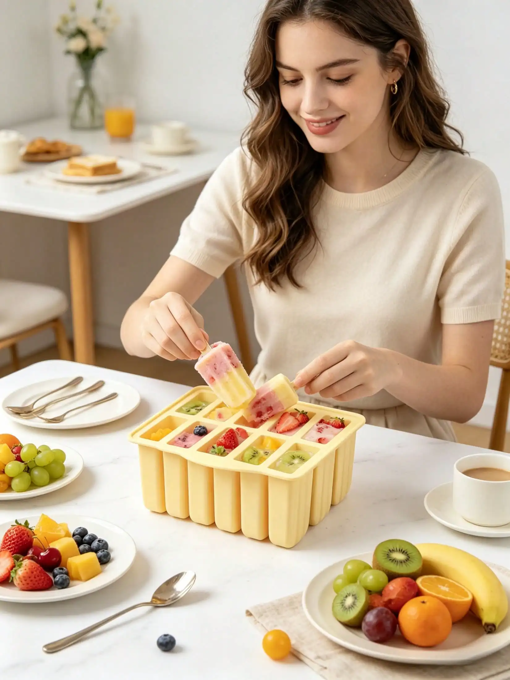 1 Set, Popsicle Mold, Creative Popsicle Mold, Silicone Popsicle Mold, Ice Cream Mold, Freezer Ice Cube Box, Household Popsicle Mold, Jelly Mold, Kitchen Supplies, Kitchen Accessories
1 Set, Popsicle Mold, Creative Popsicle Mold, Silicone Popsicle Mold, Ice Cream Mold, Freezer Ice Cube Box, Household Popsicle Mold, Jelly Mold, Kitchen Supplies, Kitchen Accessories