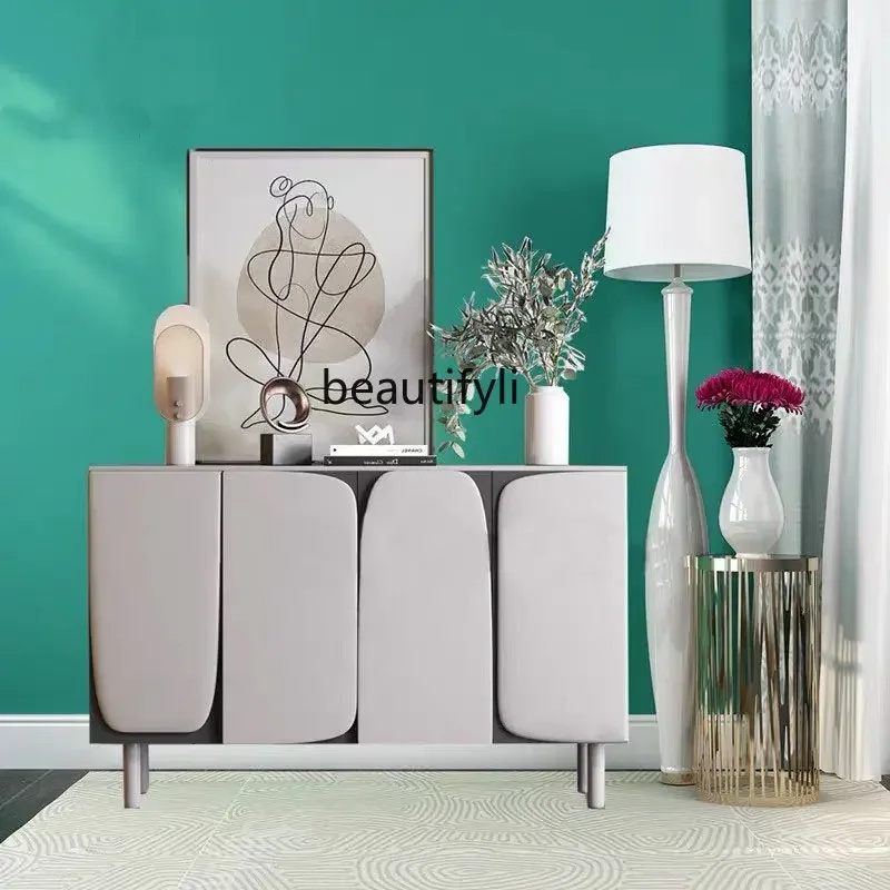 Gray and White Paint Sideboard Cabinet Entrance Multi-Functional Locker Storage Cupboard Tea Cabinet
Gray and White Paint Sideboard Cabinet Entrance Multi-Functional Locker Storage Cupboard Tea Cabinet