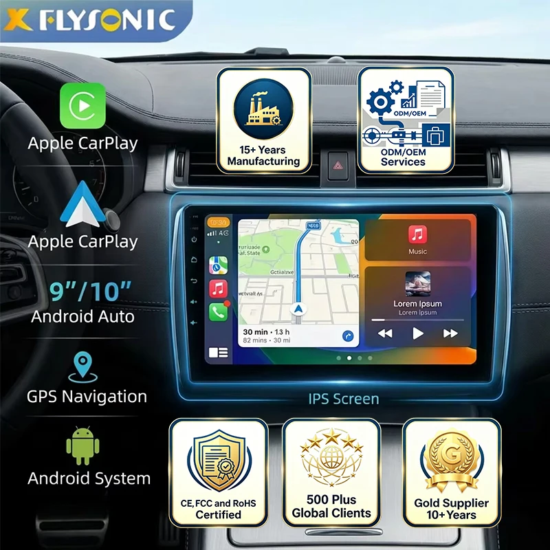 Flysonic 15 Years Of Industry Experience Support 10 Inch Customization Android System Multimedia Car DVD Player
Flysonic 15 Years Of Industry Experience Support 10 Inch Customization Android System Multimedia Car DVD Player